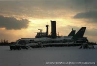 BH7 being moved to The Hovercraft Museum